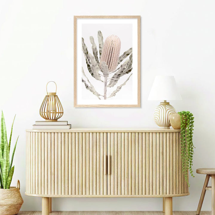 Banksia Flower Wall Art Print from our Australian Made Framed Wall Art, Prints & Posters collection by Profile Products Australia