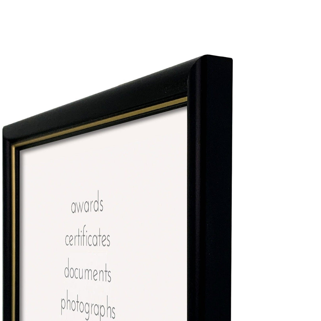Basic Black Gold A4 Picture Frame from our Picture Frames collection by Profile Products Australia