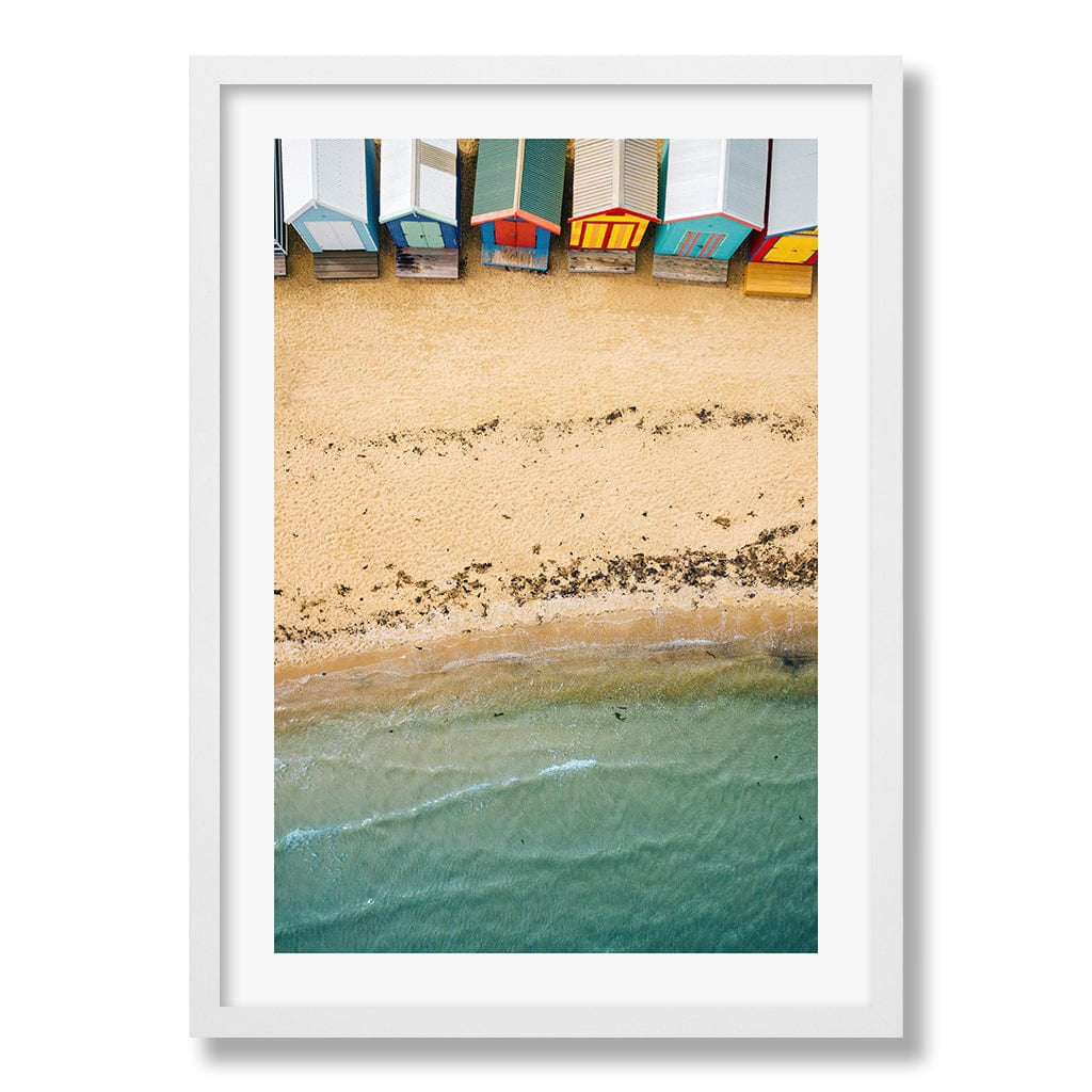 Beach Box Sands Wall Art Print from our Australian Made Framed Wall Art, Prints & Posters collection by Profile Products Australia