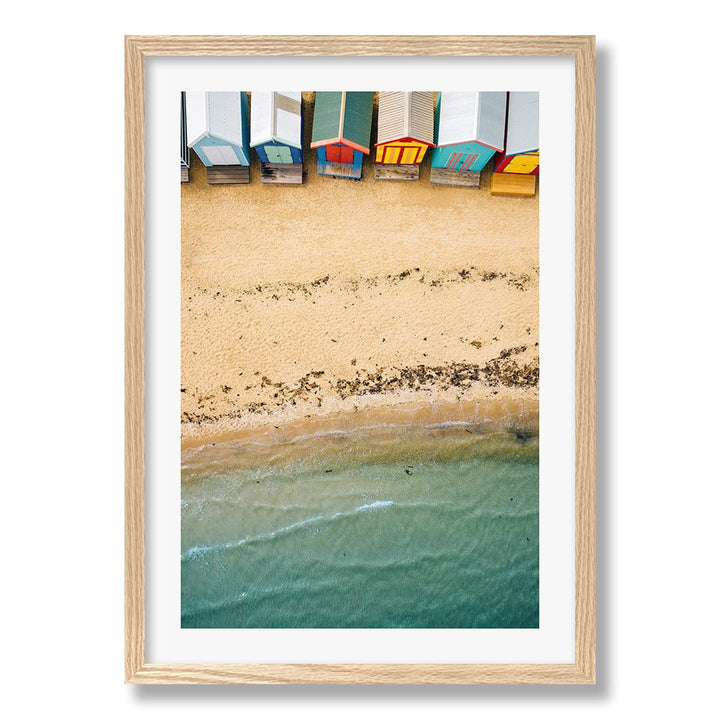 Beach Box Sands Wall Art Print from our Australian Made Framed Wall Art, Prints & Posters collection by Profile Products Australia