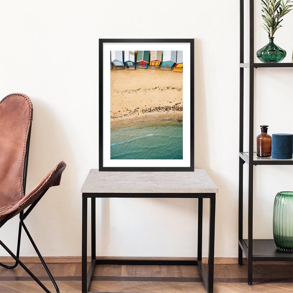 Beach Box Sands Wall Art Print from our Australian Made Framed Wall Art, Prints & Posters collection by Profile Products Australia