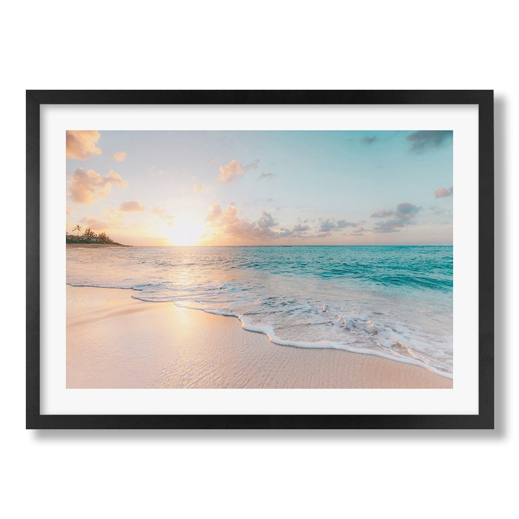 Beach Sunrise Wall Art Print from our Australian Made Framed Wall Art, Prints & Posters collection by Profile Products Australia