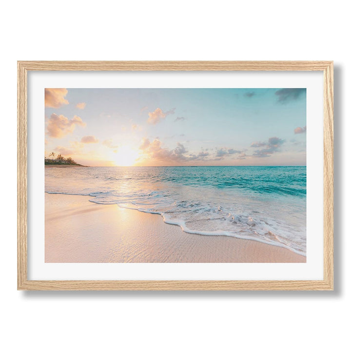 Beach Sunrise Wall Art Print from our Australian Made Framed Wall Art, Prints & Posters collection by Profile Products Australia