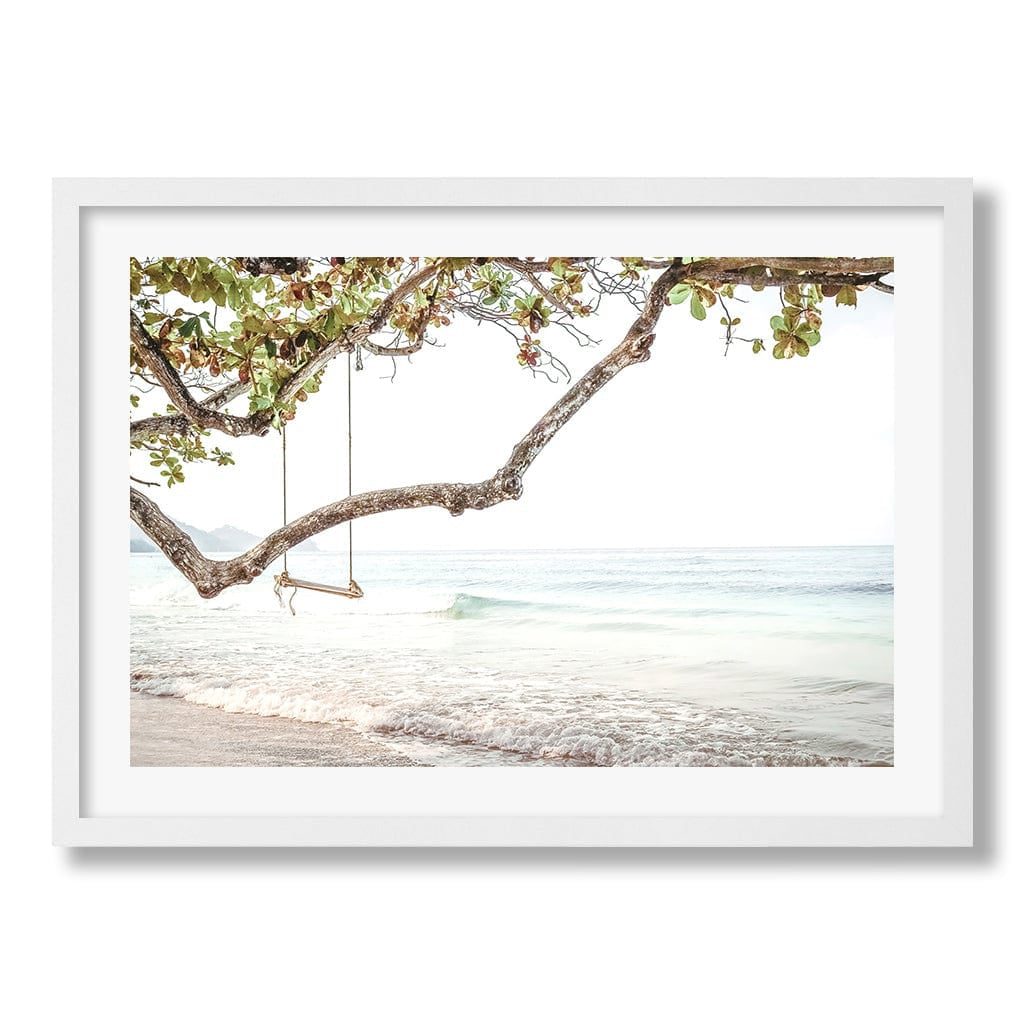 Beach Swing Dreams Wall Art Print from our Australian Made Framed Wall Art, Prints & Posters collection by Profile Products Australia