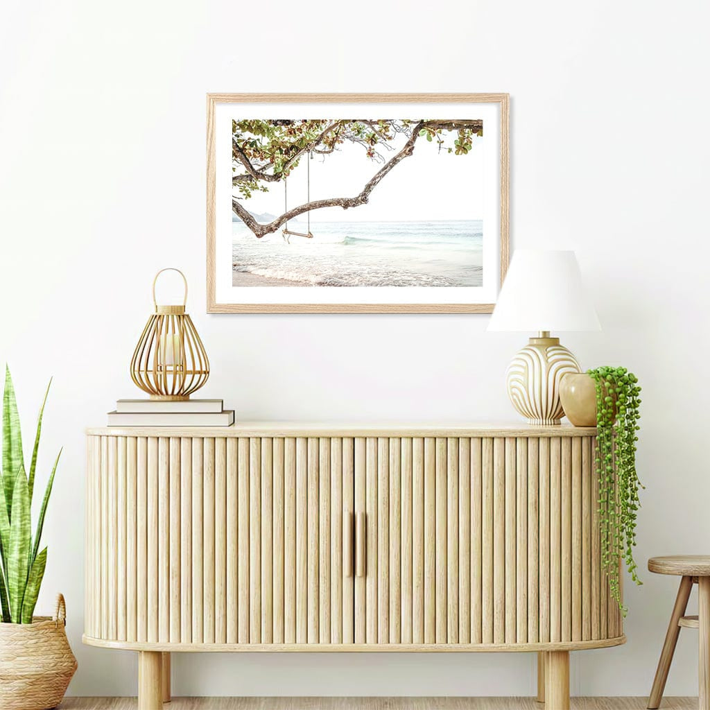 Beach Swing Dreams Wall Art Print from our Australian Made Framed Wall Art, Prints & Posters collection by Profile Products Australia