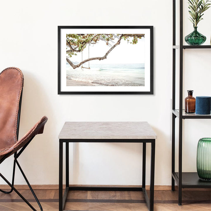 Beach Swing Dreams Wall Art Print from our Australian Made Framed Wall Art, Prints & Posters collection by Profile Products Australia