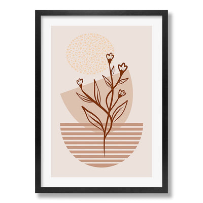 Boho Plant Lines One Wall Art Print from our Australian Made Framed Wall Art, Prints & Posters collection by Profile Products Australia
