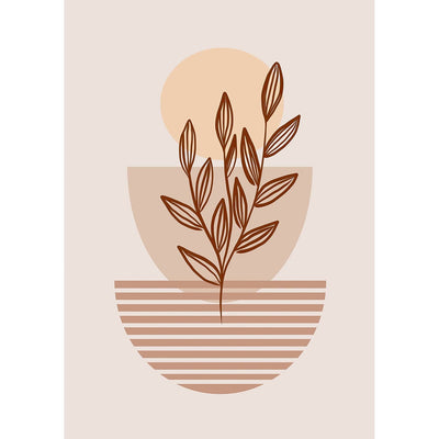 Boho Plant Lines Two Wall Art Print from our Australian Made Framed Wall Art, Prints & Posters collection by Profile Products Australia
