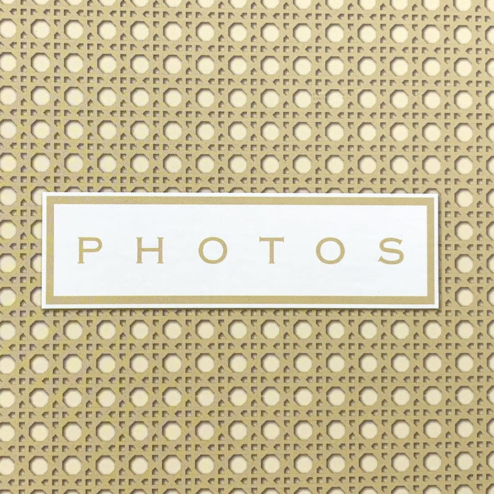 Boho Rattan Large Slip-In Photo Album from our Photo Albums collection by Profile Products Australia