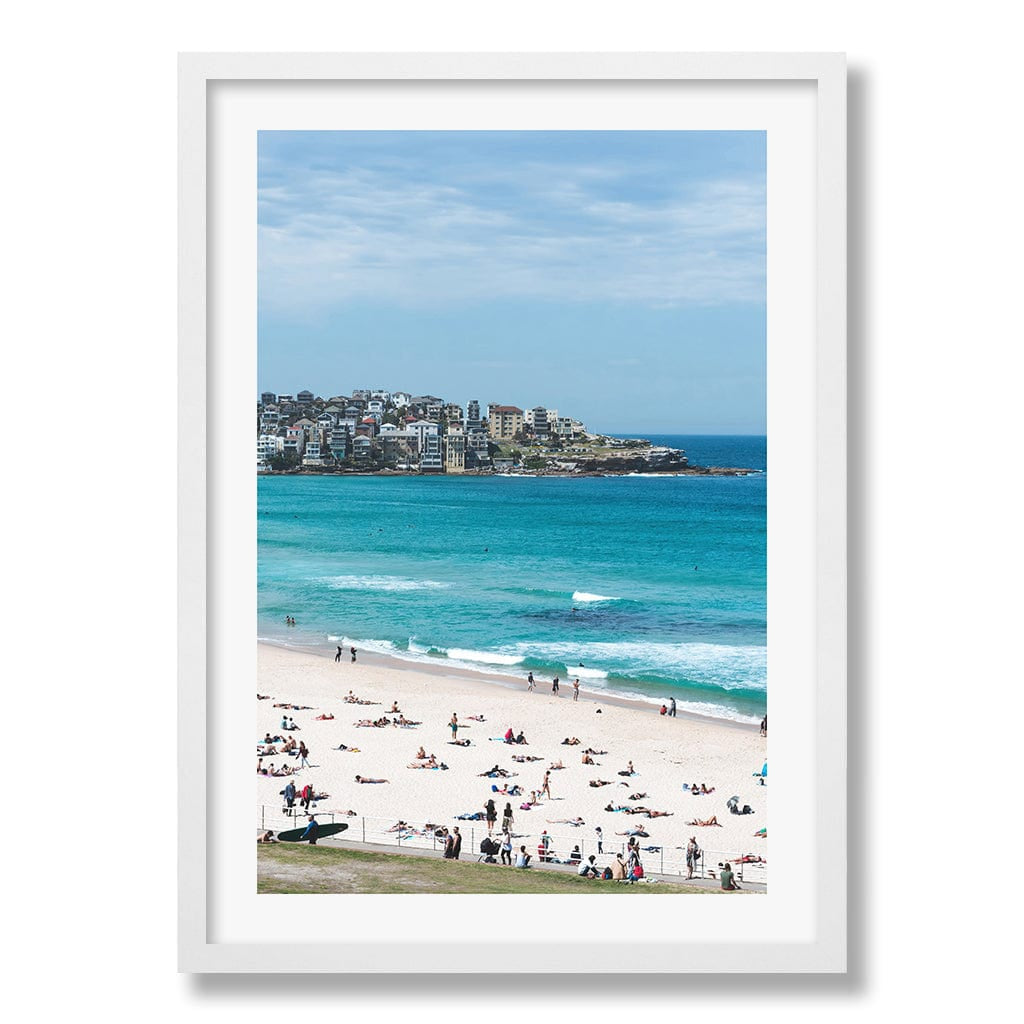 Bondi Beach Life Wall Art Print from our Australian Made Framed Wall Art, Prints & Posters collection by Profile Products Australia