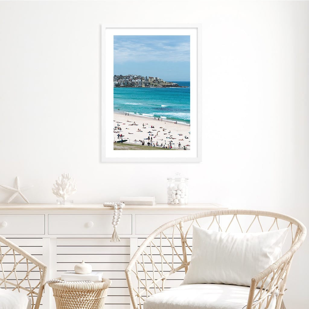 Bondi Beach Life Wall Art Print from our Australian Made Framed Wall Art, Prints & Posters collection by Profile Products Australia