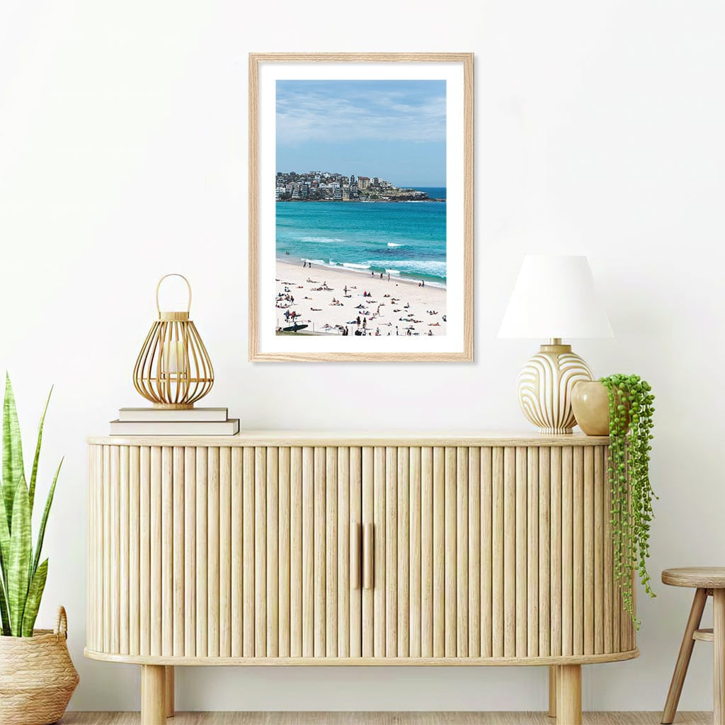 Bondi Beach Life Wall Art Print from our Australian Made Framed Wall Art, Prints & Posters collection by Profile Products Australia