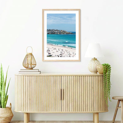 Bondi Beach Life Wall Art Print from our Australian Made Framed Wall Art, Prints & Posters collection by Profile Products Australia