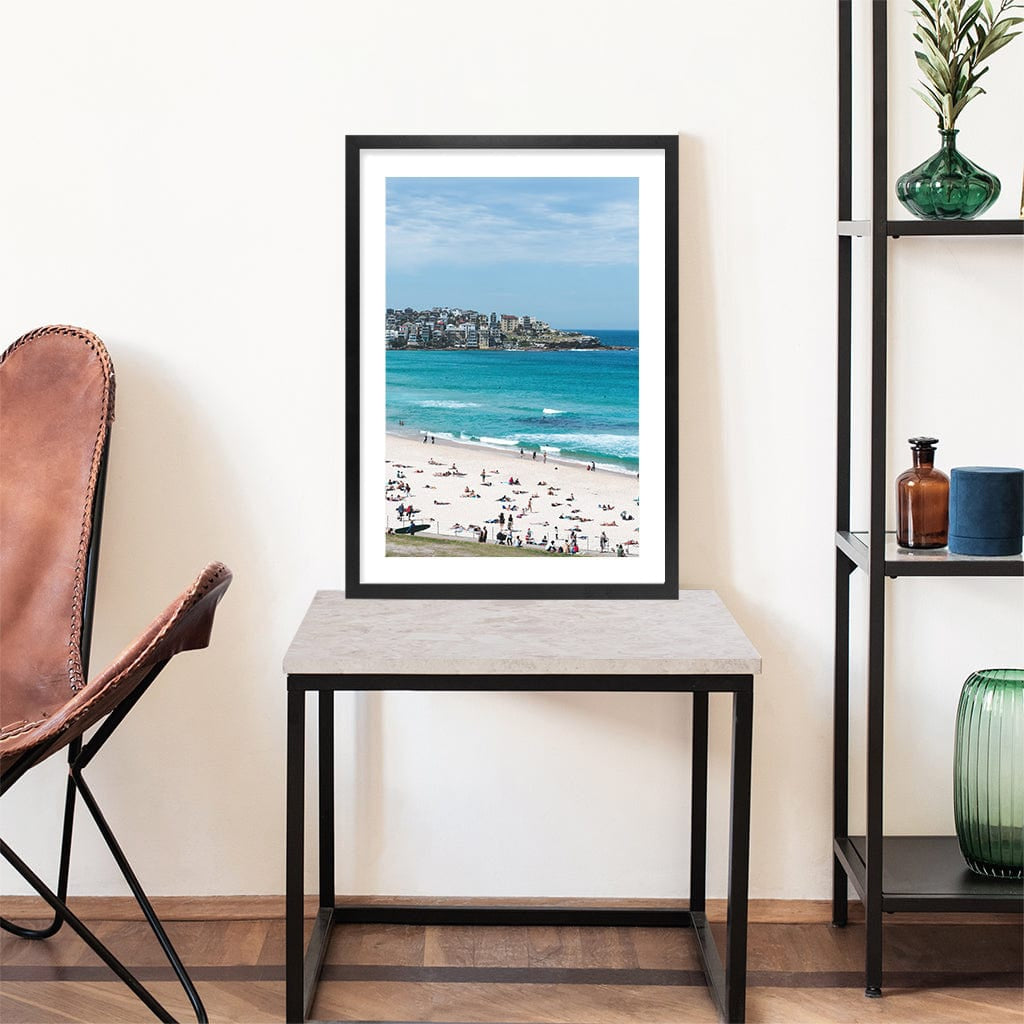 Bondi Beach Life Wall Art Print from our Australian Made Framed Wall Art, Prints & Posters collection by Profile Products Australia