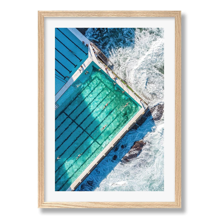 Bondi Icebergs Wall Art Print from our Australian Made Framed Wall Art, Prints & Posters collection by Profile Products Australia