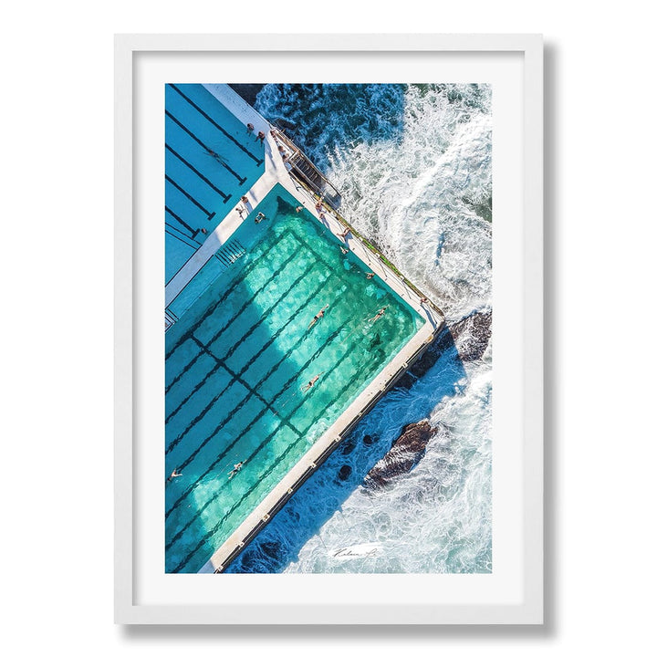 Bondi Icebergs Wall Art Print from our Australian Made Framed Wall Art, Prints & Posters collection by Profile Products Australia