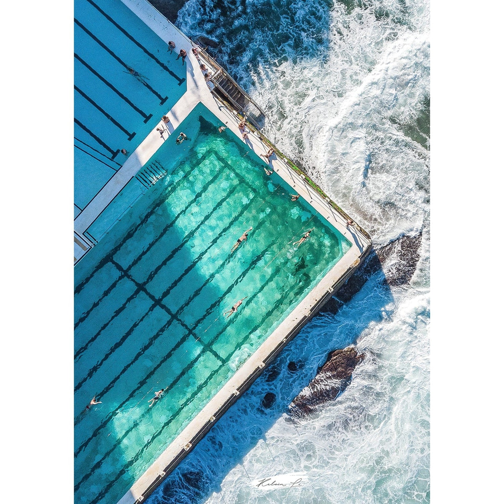 Bondi Icebergs Wall Art Print from our Australian Made Framed Wall Art, Prints & Posters collection by Profile Products Australia