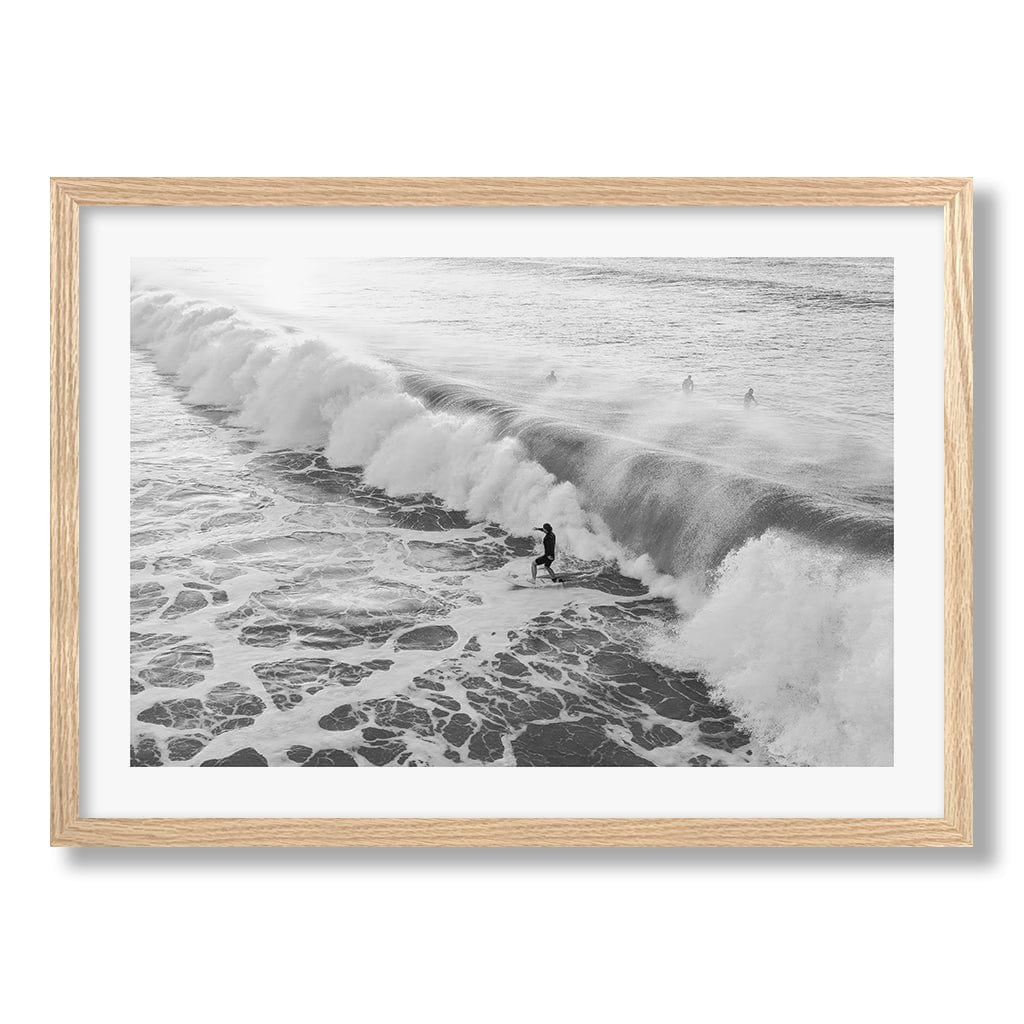 Bondi Surf Break B&W Wall Art Print from our Australian Made Framed Wall Art, Prints & Posters collection by Profile Products Australia