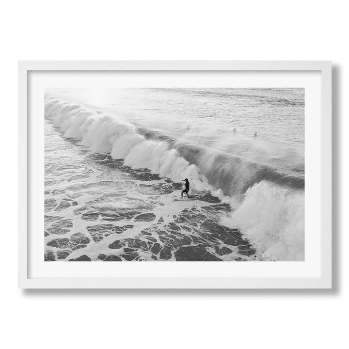 Bondi Surf Break B&W Wall Art Print from our Australian Made Framed Wall Art, Prints & Posters collection by Profile Products Australia