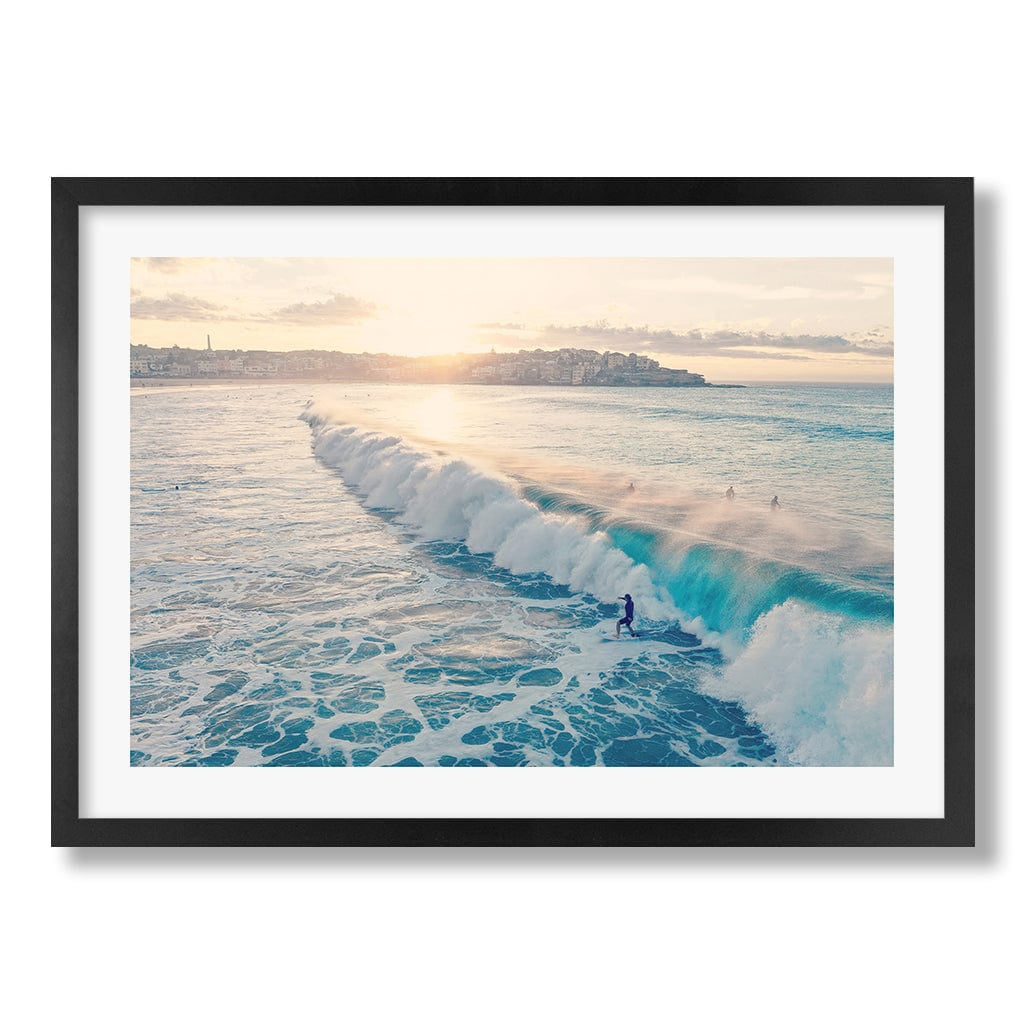 Bondi Surf Break Wall Art Print from our Australian Made Framed Wall Art, Prints & Posters collection by Profile Products Australia