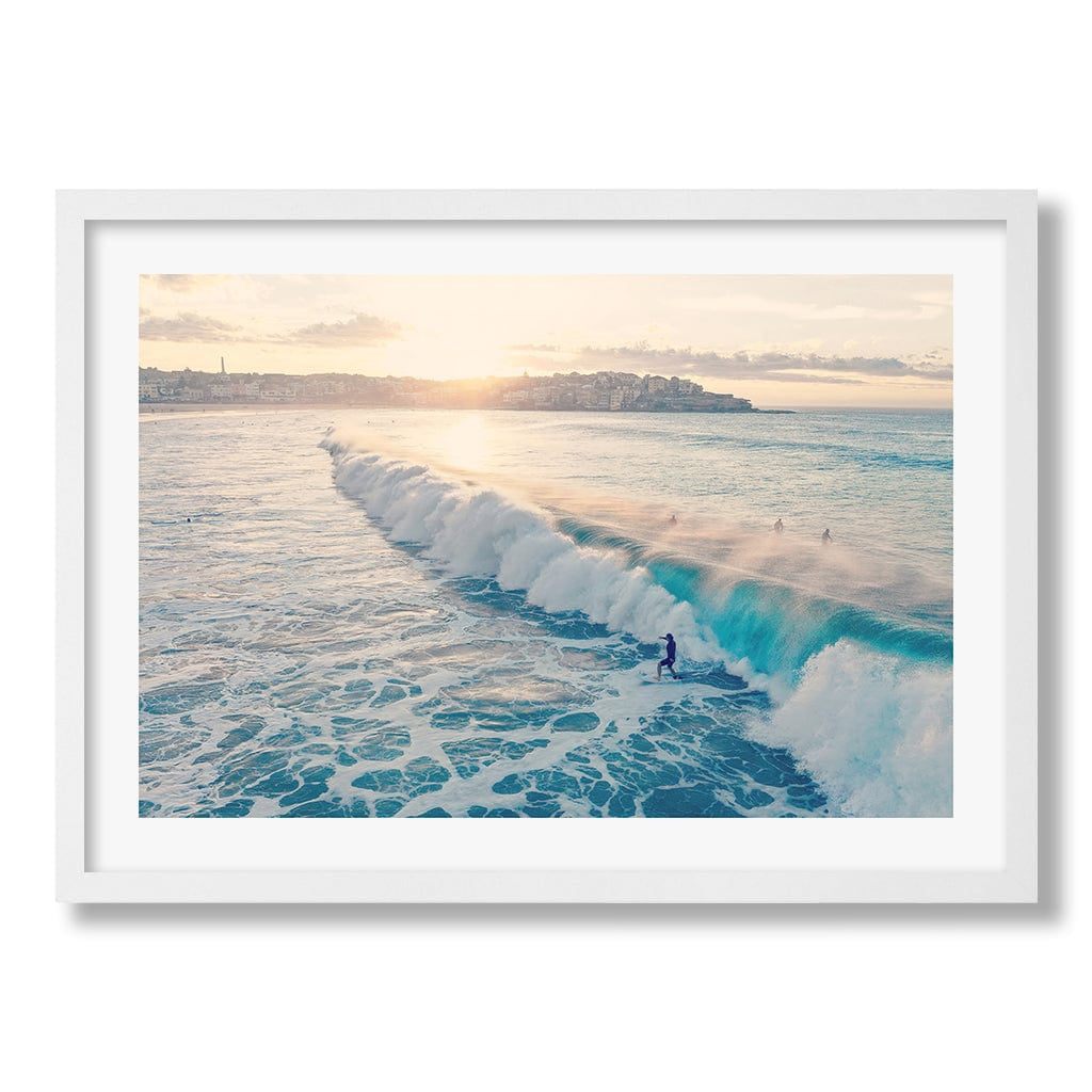 Bondi Surf Break Wall Art Print from our Australian Made Framed Wall Art, Prints & Posters collection by Profile Products Australia