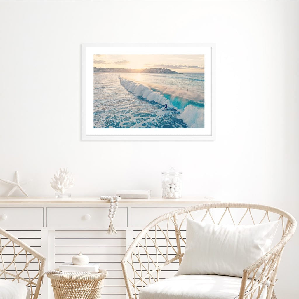 Bondi Surf Break Wall Art Print from our Australian Made Framed Wall Art, Prints & Posters collection by Profile Products Australia