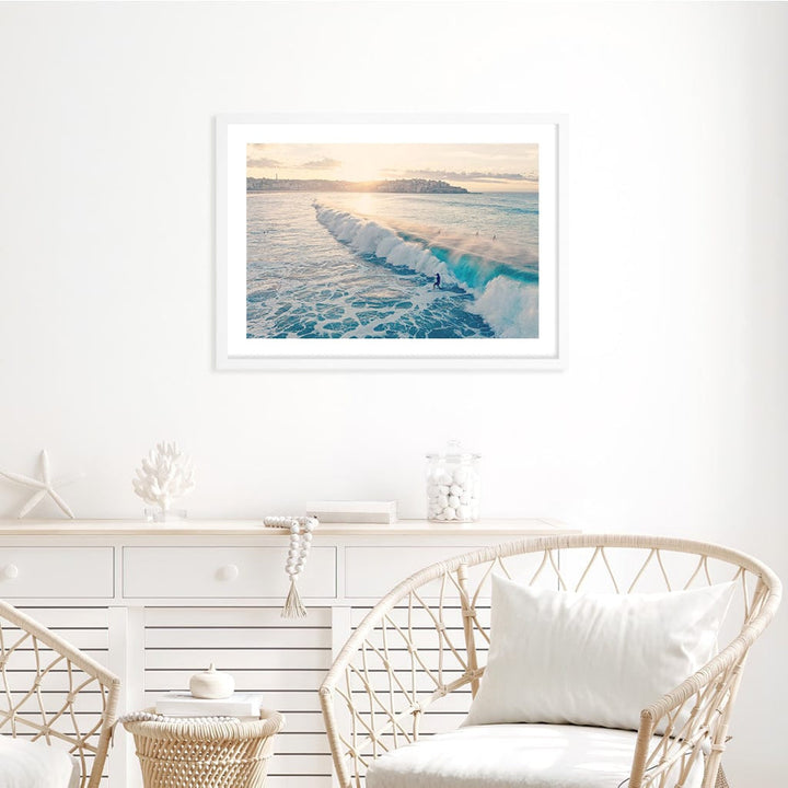 Bondi Surf Break Wall Art Print from our Australian Made Framed Wall Art, Prints & Posters collection by Profile Products Australia