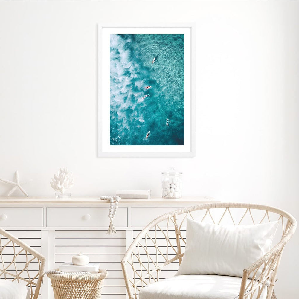 Bondi Surfers Wall Art Print from our Australian Made Framed Wall Art, Prints & Posters collection by Profile Products Australia