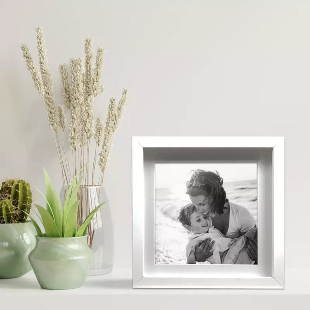 Brighton White Shadow Box Timber Photo Frame from our Australian Made Shadow Box Frames collection by Profile Products Australia