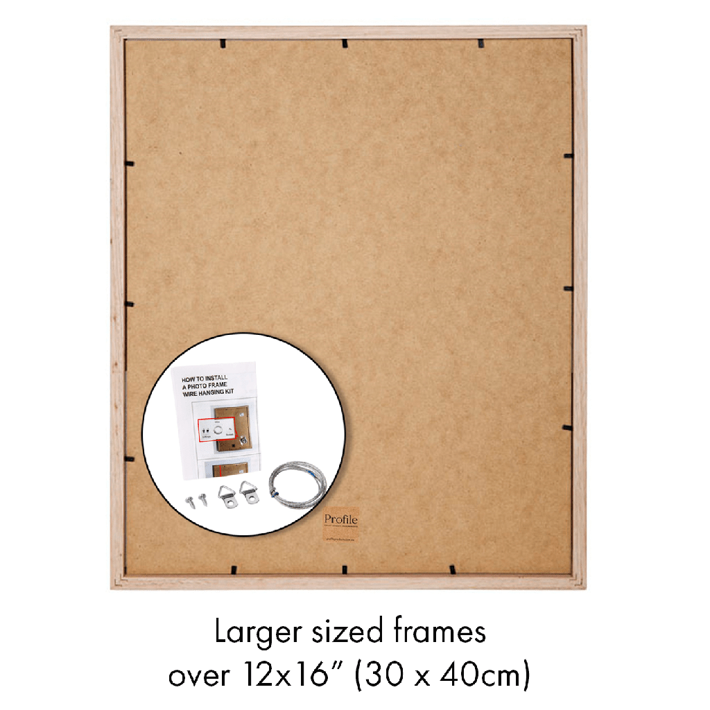 Brighton White Shadow Box Timber Photo Frame from our Australian Made Shadow Box Frames collection by Profile Products Australia