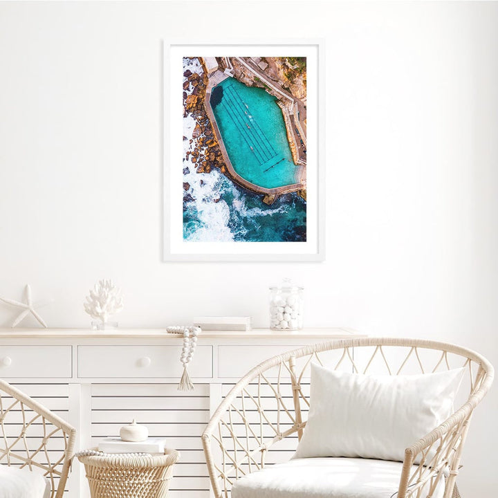 Bronte Ocean Pool 1 Wall Art Print from our Australian Made Framed Wall Art, Prints & Posters collection by Profile Products Australia