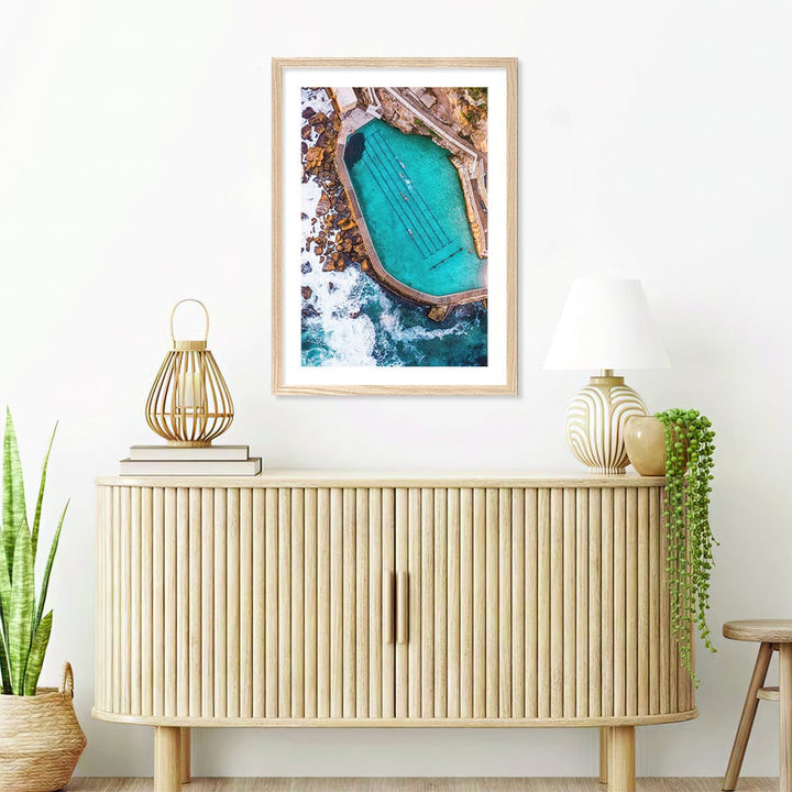 Bronte Ocean Pool 1 Wall Art Print from our Australian Made Framed Wall Art, Prints & Posters collection by Profile Products Australia