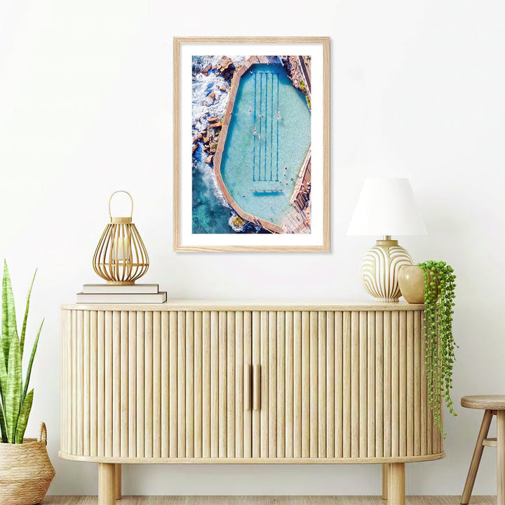 Bronte Ocean Pool 2 Wall Art Print from our Australian Made Framed Wall Art, Prints & Posters collection by Profile Products Australia