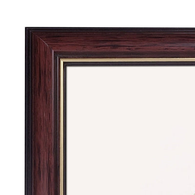 Burgundy Gold Memorial Frame 11x14in (28x35cm) to suit 8x10in (20x25cm) image from our Australian Made Gift Occasion Picture Frames collection by Profile Products Australia