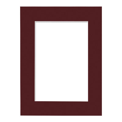 Burgundy Maroon Mat Board 12x16in (30x40cm) to suit 8x12in (20x30cm) image from our Custom Cut Mat Boards collection by Profile Products Australia