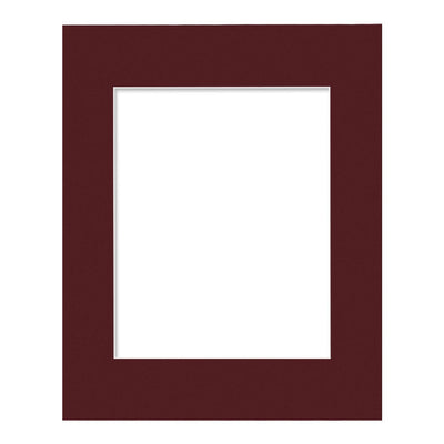 Burgundy Maroon Mat Board 16x20in (40x50cm) to suit 11x14in (28x35cm) image from our Custom Cut Mat Boards collection by Profile Products Australia