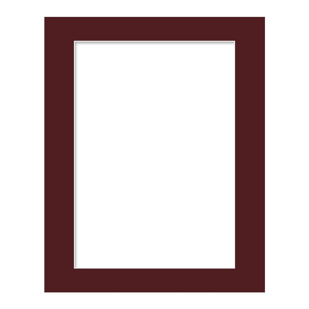 Burgundy Maroon Mat Board 16x20in (40x50cm) to suit A3 (30x42cm) image from our Custom Cut Mat Boards collection by Profile Products Australia