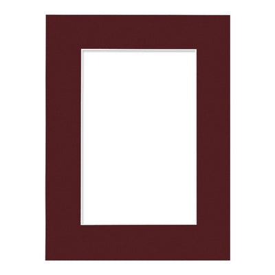 Burgundy Maroon Mat Board 6x8in (15x20cm) to suit 4x6in (10x15cm) image from our Custom Cut Mat Boards collection by Profile Products Australia