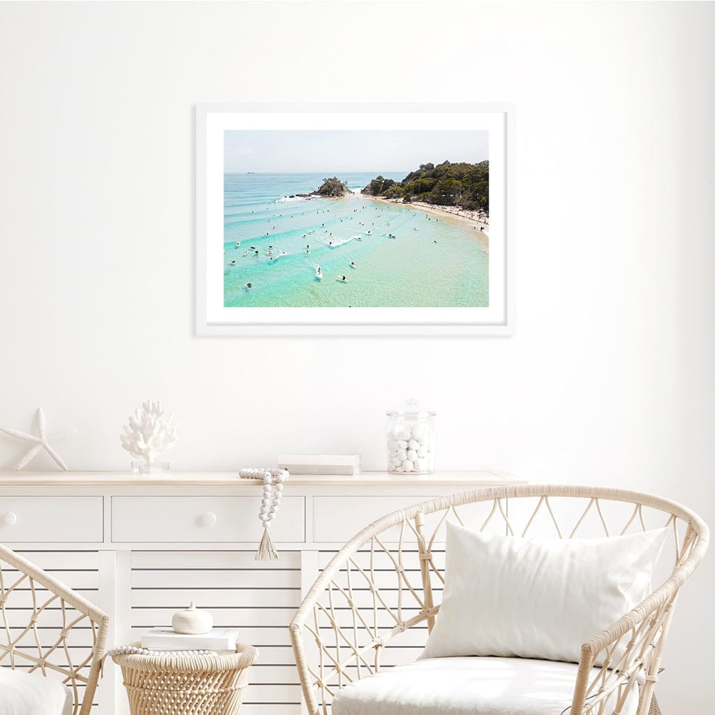 Byron Beach Life Wall Art Print from our Australian Made Framed Wall Art, Prints & Posters collection by Profile Products Australia