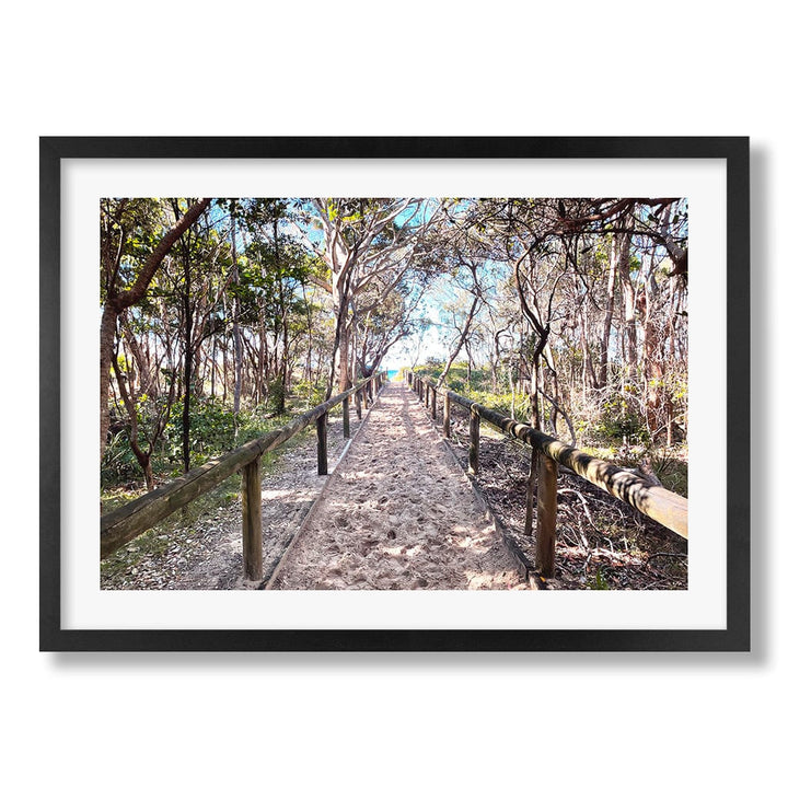 Byron Beach Path 2 Wall Art Print from our Australian Made Framed Wall Art, Prints & Posters collection by Profile Products Australia