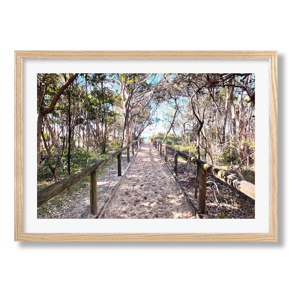 Byron Beach Path 2 Wall Art Print from our Australian Made Framed Wall Art, Prints & Posters collection by Profile Products Australia