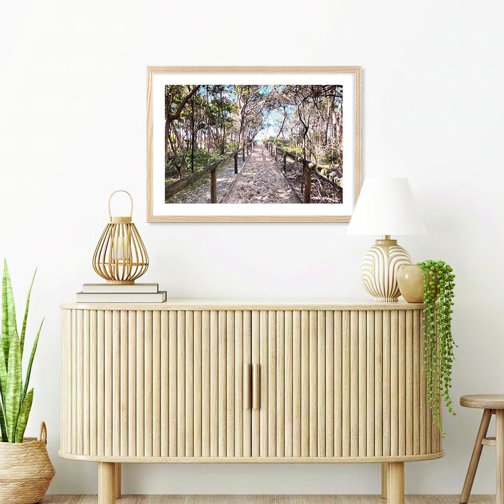 Byron Beach Path 2 Wall Art Print from our Australian Made Framed Wall Art, Prints & Posters collection by Profile Products Australia
