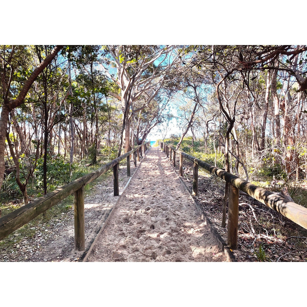 Byron Beach Path 2 Wall Art Print from our Australian Made Framed Wall Art, Prints & Posters collection by Profile Products Australia