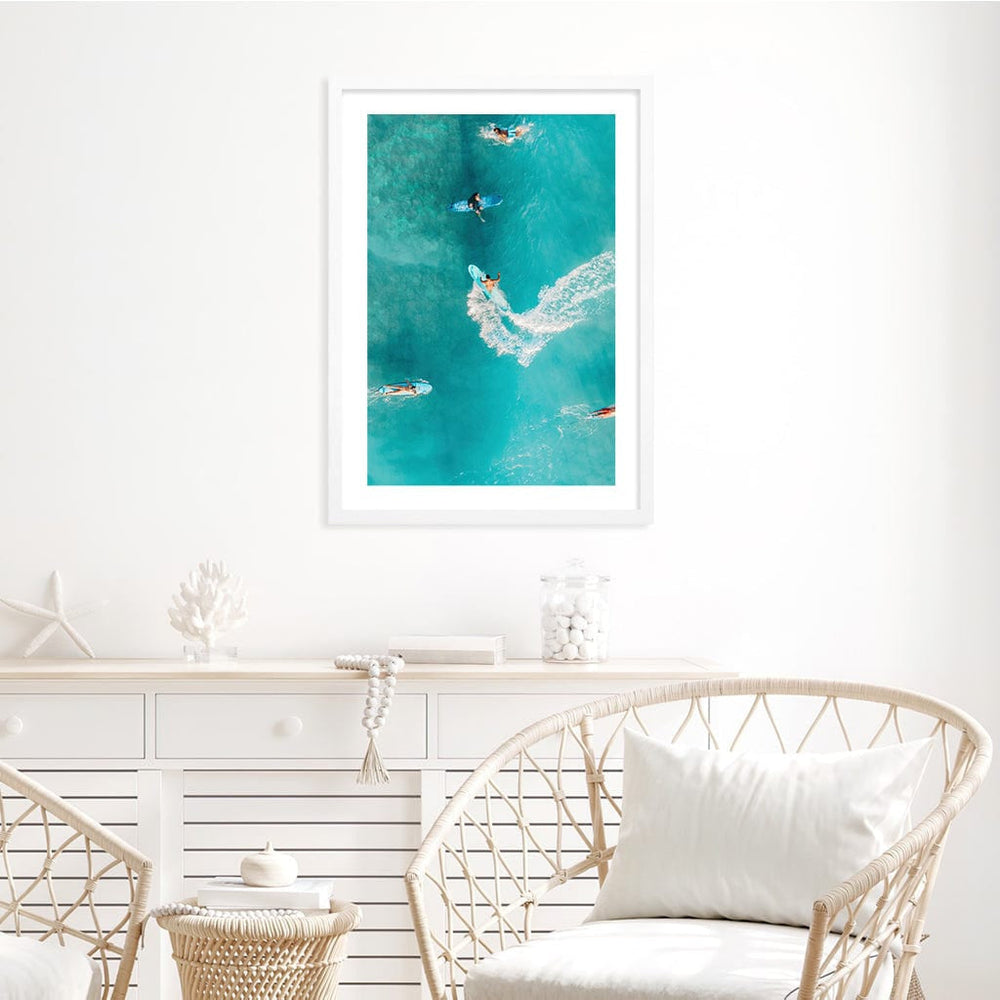 Catching Waves 2 Wall Art Print from our Australian Made Framed Wall Art, Prints & Posters collection by Profile Products Australia