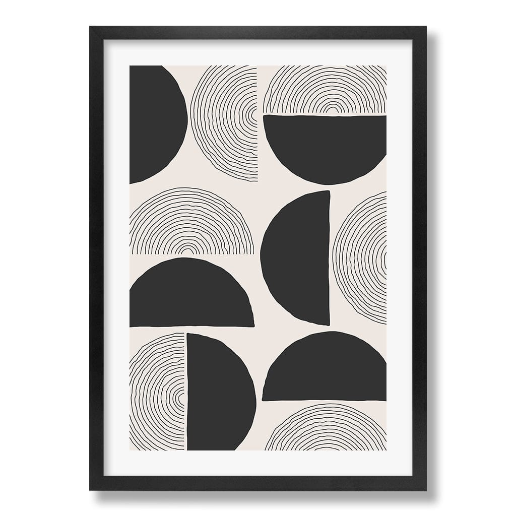 Circle Lines Cluster Wall Art Print from our Australian Made Framed Wall Art, Prints & Posters collection by Profile Products Australia