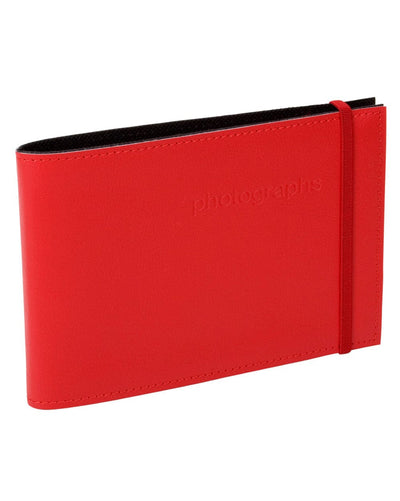 Citi Leather Red Medium 5x7in Slip-in Bragbook Photo Album from our Photo Albums collection by Profile Products Australia