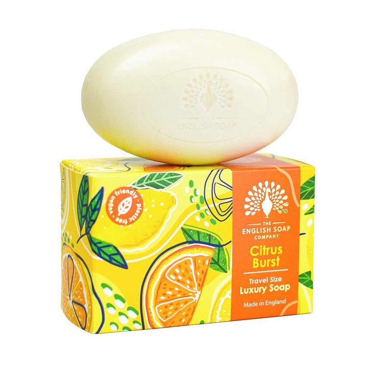 Citrus Burst Mini Travel Soap from our Luxury Bar Soap collection by The English Soap Company