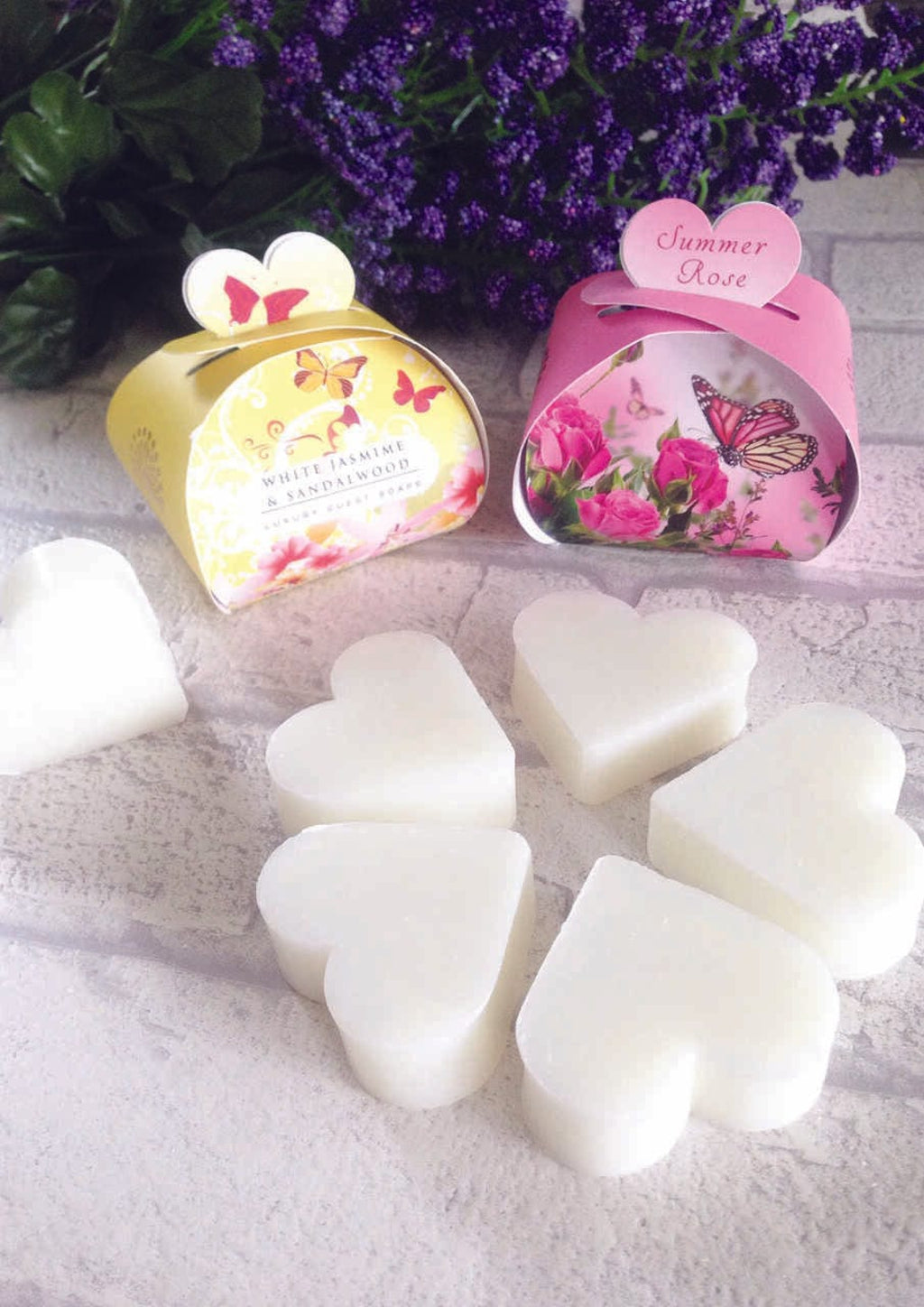 Clematis and Lime Blossom Guest Soaps (3 x 20g) from our Luxury Bar Soap collection by The English Soap Company