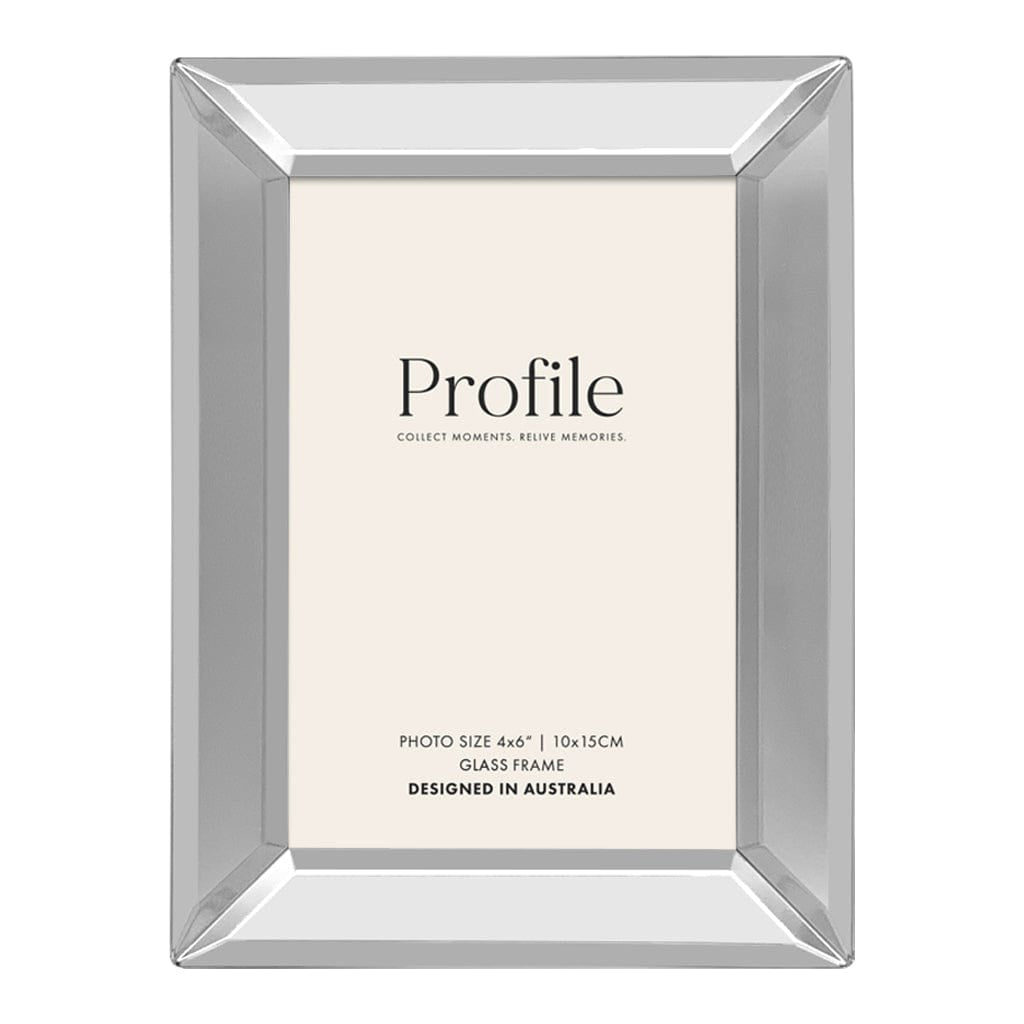 Coco Bevel Mirror Photo Frame 4x6in (10x15cm) from our Metal Photo Frames collection by Profile Products Australia
