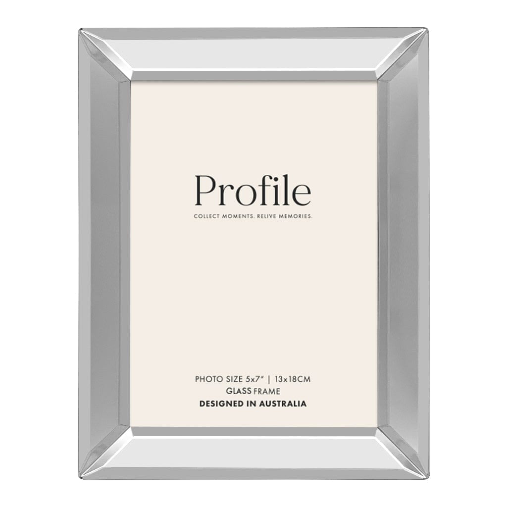 Coco Bevel Mirror Photo Frame 5x7in (13x18cm) from our Metal Photo Frames collection by Profile Products Australia